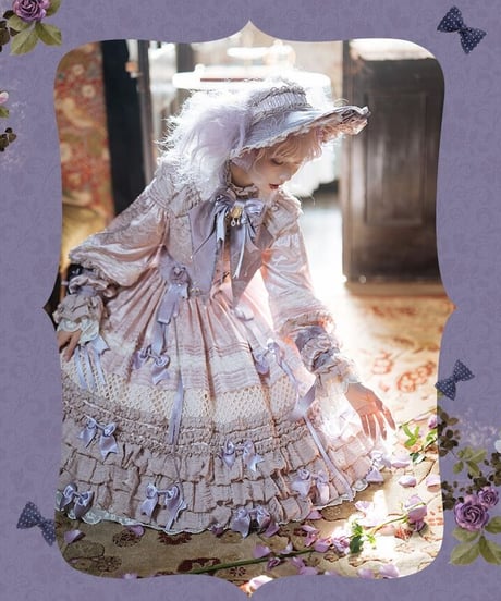 Classical Puppets 少女人形 十女 The Dolly Girl ラプンツェルバージョン ロリィタドレス+ボンネット [LO482]