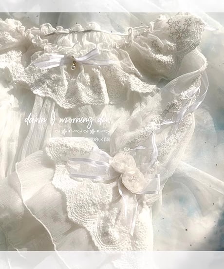 Dawn & Morning Dew Lolita / 朝露の花嫁 クラシックロリィタ アクセサリー （サックス、ピンク、白） [LO917]