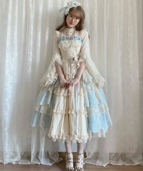 Miss Point / ミスポイントの花園 接ぎ袖ブラウス、姫袖ブラウス [LO1473]
