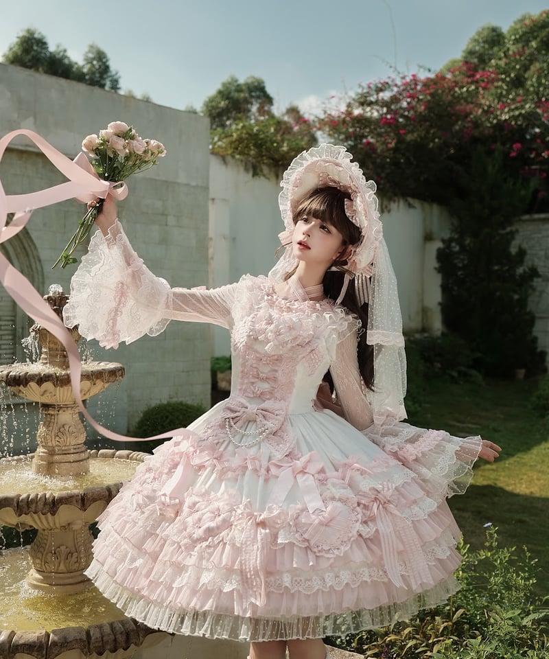 Twin Bears / 恋するハート ロリィタドレス JSK ②[LO1524] | Ro