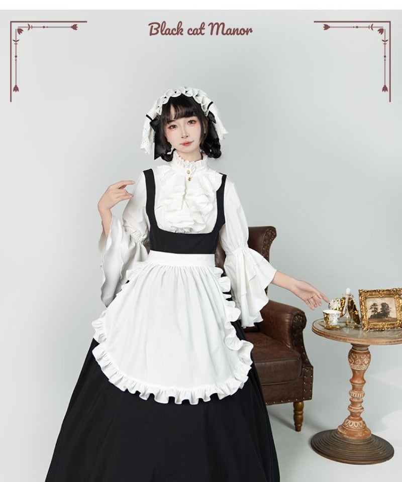 Black Cat Manor ロングメイド服 Ⅷ型 オーダー [OP400] | Roses