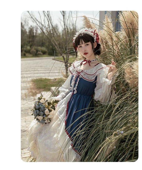 with PUJI  白雪姫OP ロリィタ  ドレス[LO497]