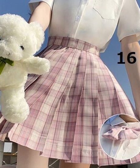 JK制服 スカート リボン セット  [SK83]