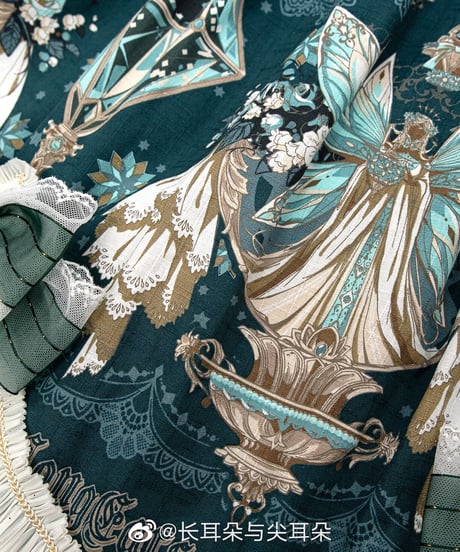 Long Ears ＆Sharp Ears Studio 妖精王国 ロリィタドレス ゴージャス版 フルセット [LO584]