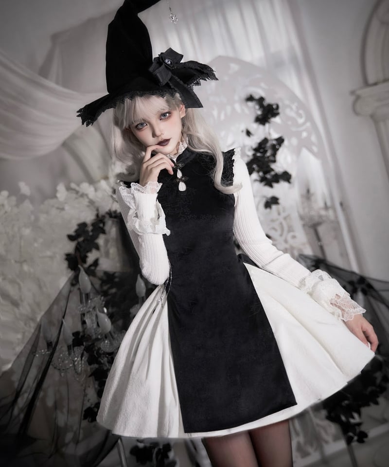 with PUJI / 麗婉 ゴシック&ロリィタドレス ワンピース set with PUJI / 麗婉 ゴシック&ロリィタドレス ワンピース set