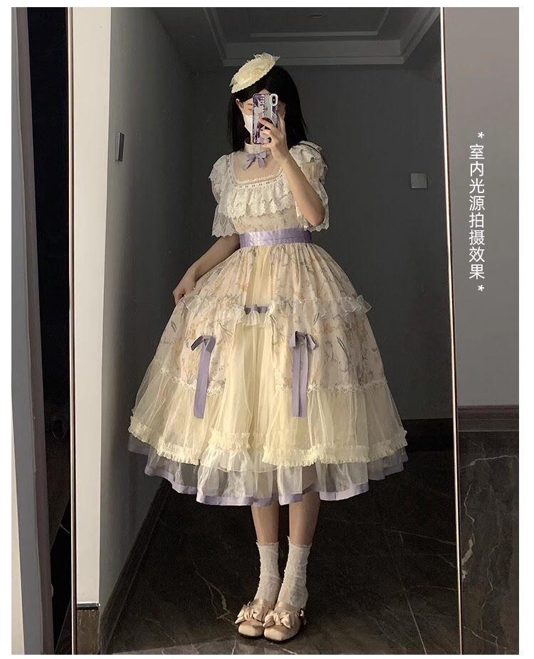 with PUJI Letter and Poetry シリーズ 四季の花序 ロリィタ エ with PUJI Letter and Poetry シリーズ 四季の花序 ロリィタ エ
