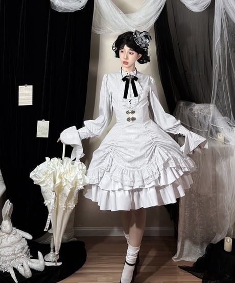 Miss Point / Point Manor 3.0 クラシックロリィタ 長袖ワンピース, コルセットスカート、ブラウス [LO622]