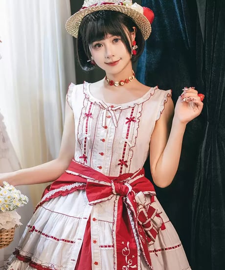 Miss Point 四季の果樹園 ロリィタドレス 前あきJSK  [LO1611]