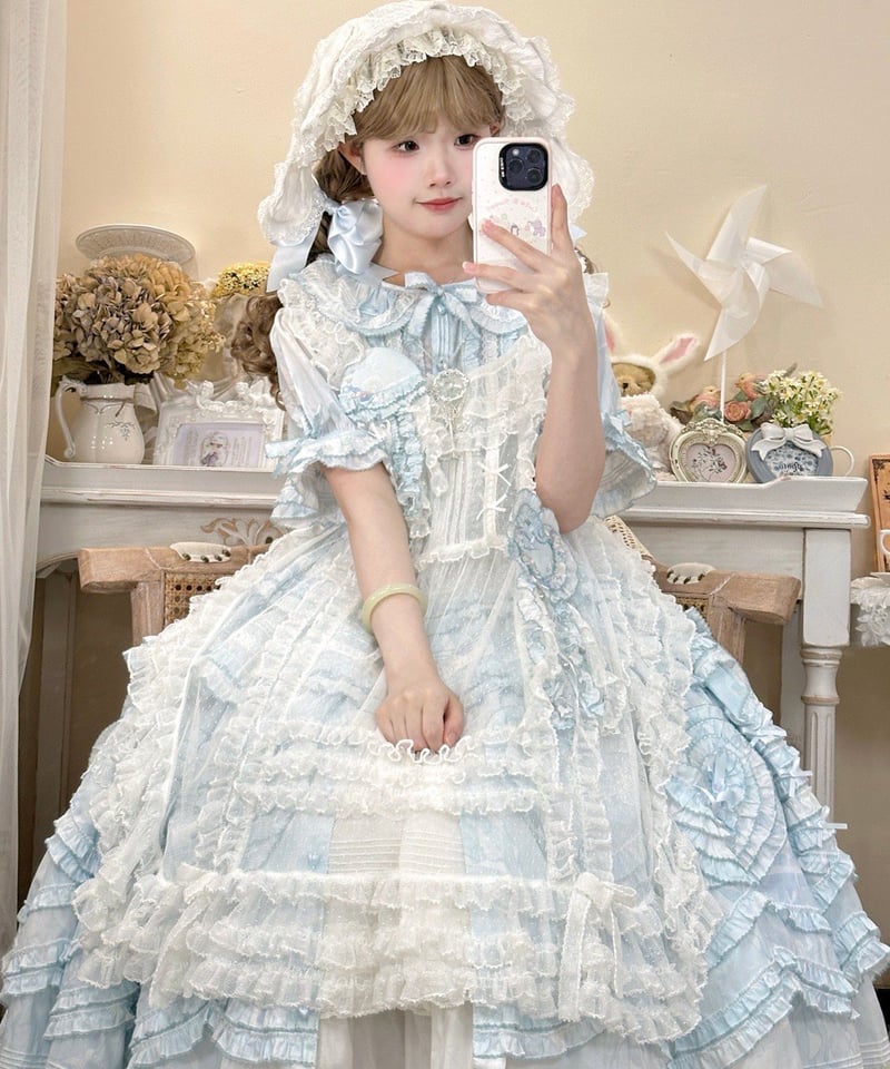 MONO GIRL / 星と霧の詩 メッシュドット タブリエ [LO1463