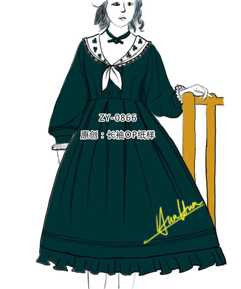 Moon River SP型立襟OP Mサイズ ロリィタ ワンピース ロリータ 
