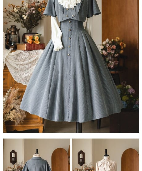 Forest Wardrobe 森林の便箋 スカート、ジャケット、ブラウス [LO1317]
