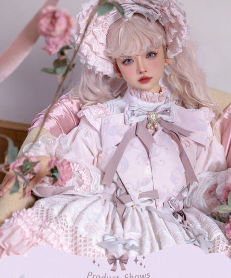 Classical Puppets 少女人形 十女 The Dolly Girl アンティークスワンSP ロリィタドレス＋ボンネット [LO482]