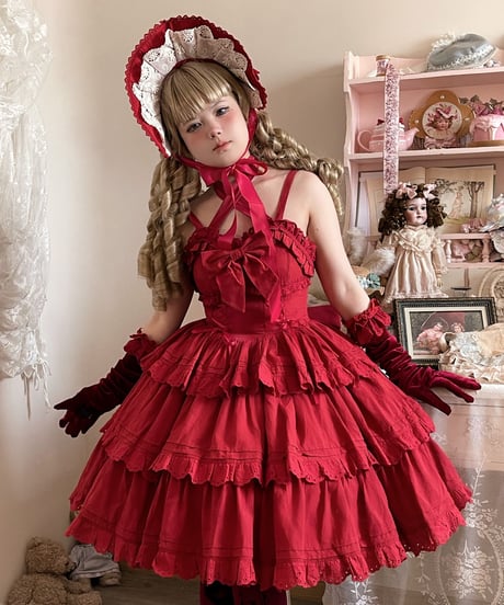 WF Lolita / Miss Flora   ロリィタドレス 綿 JSK [LO973]