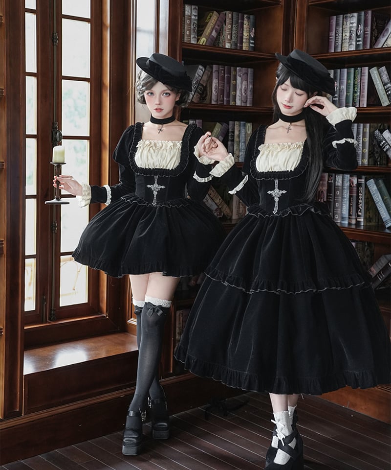 with PUJI / 黙示録 ロリィタドレス セット [LO1518] | Roses o