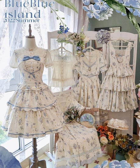 Blueblueisland / Bears Sleep on Flowers2.0 ロリィタ スカート [LO335]