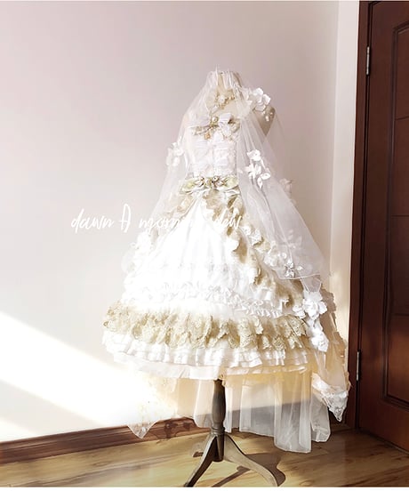 Dawn & Morning Dew Lolita / 朝露の花嫁 クラシックロリィタ JSK [LO917]