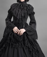 VantablackStudio / アマラ 未亡人のドレス ゴシック JSK, ブラウス, ペチコート [LO964]