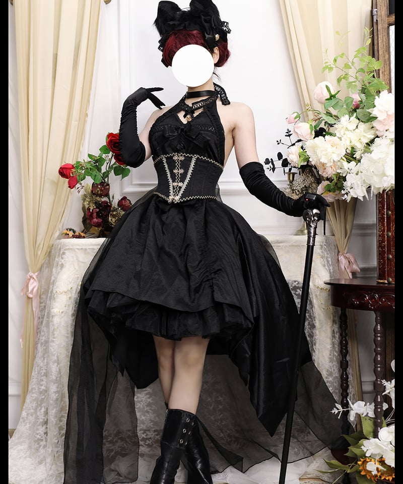 ミホマツダ　コルセット　黒　ロリィタ　ロリータ　ゴスロリ MIHO MATSUDA 心斎橋店 on X: 