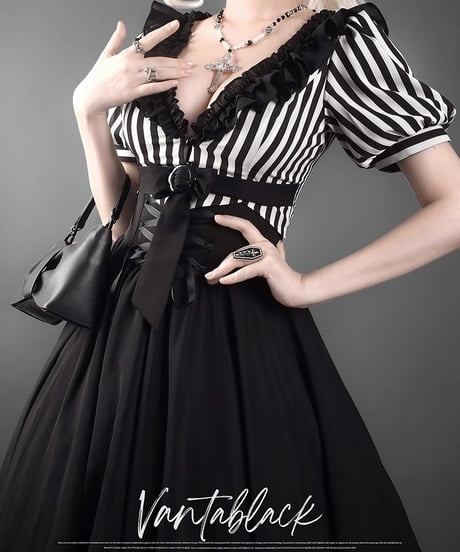 VantablackStudio / Wednesday Addams Manor ゴシック SK, ブラウス, ジャケット [LO919]