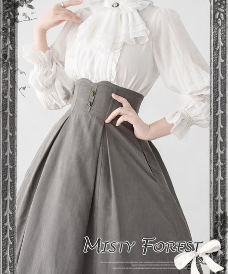 Forest Wardrobe 薄霧森林 コルセットスカート、ベスト、ブラウス [LO906]