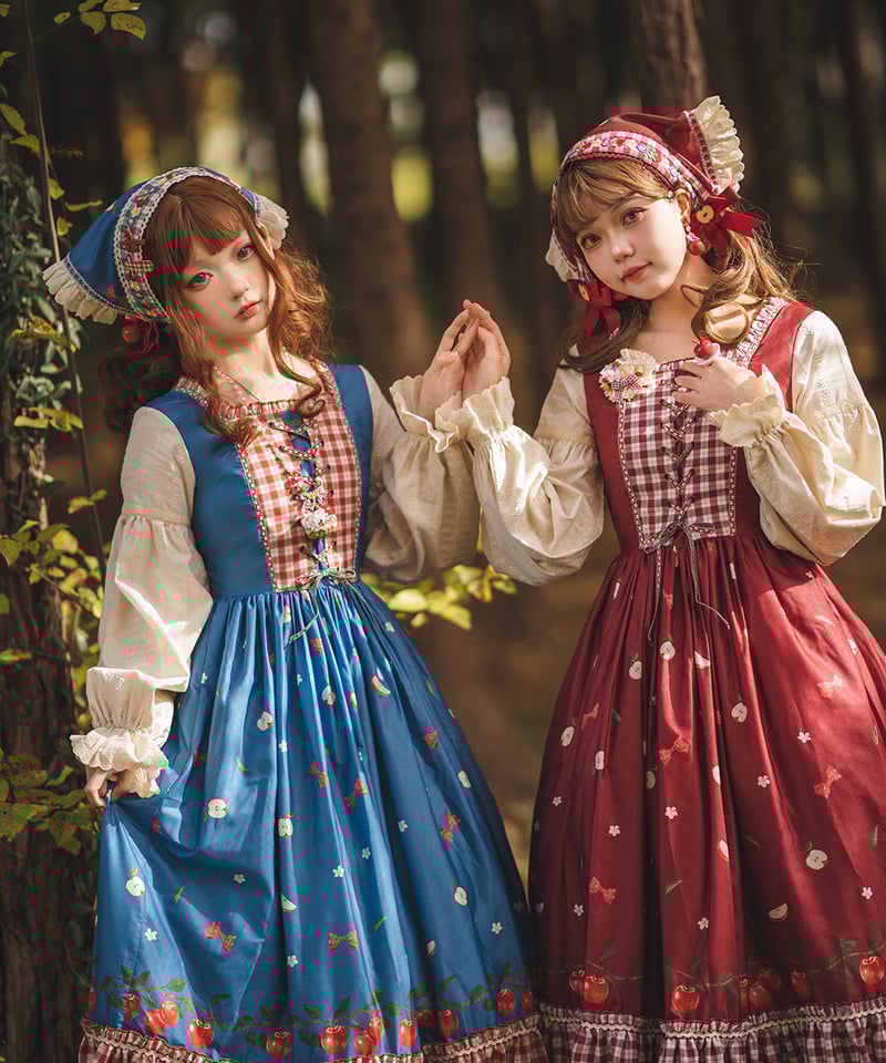 Miss Point りんご園 バイエルン風ロリィタドレス 長袖ワンピース