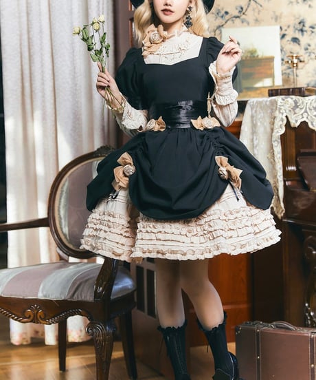 時之神殿 Moveable Feast  ロングワンピース＋ペチコート＋ブラウス full set[LO662]