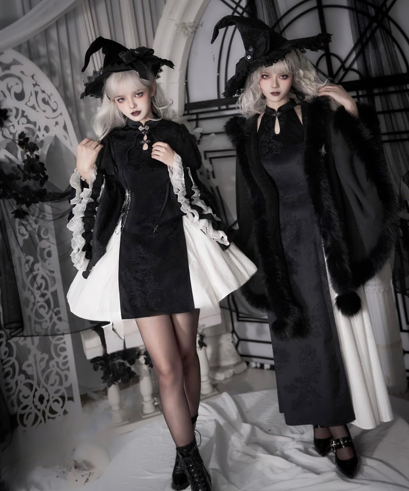 with PUJI / 麗婉 ゴシック&ロリィタドレス ワンピース set with PUJI / 麗婉 ゴシック&ロリィタドレス ワンピース set