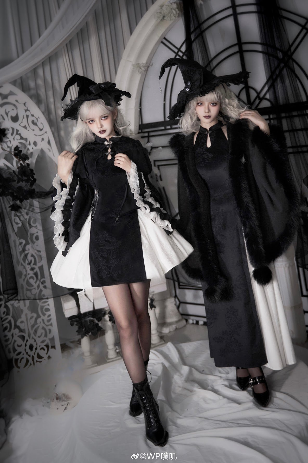 with PUJI / 麗婉 ゴシック&ロリィタドレス ワンピース set with PUJI / 麗婉 ゴシック&ロリィタドレス ワンピース set