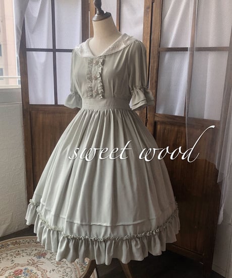 レディローラ ローラダイアリー クラシック ロリィタ 半袖 ワンピース [LO177]