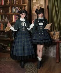 with PUJI Letter and Poetry /  ベルリンの記憶 ロリィタドレス セット  [LO1497]
