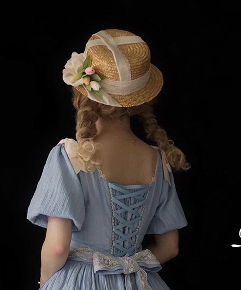 Miss Point チューリップ クラシックロリィタ ドレスハット・麦わら