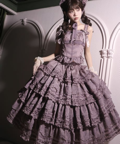WF Lolita / Miss Flora  ロングSP ロリィタドレス スカート、キャミソール、ブラウス 単品 [LO973]