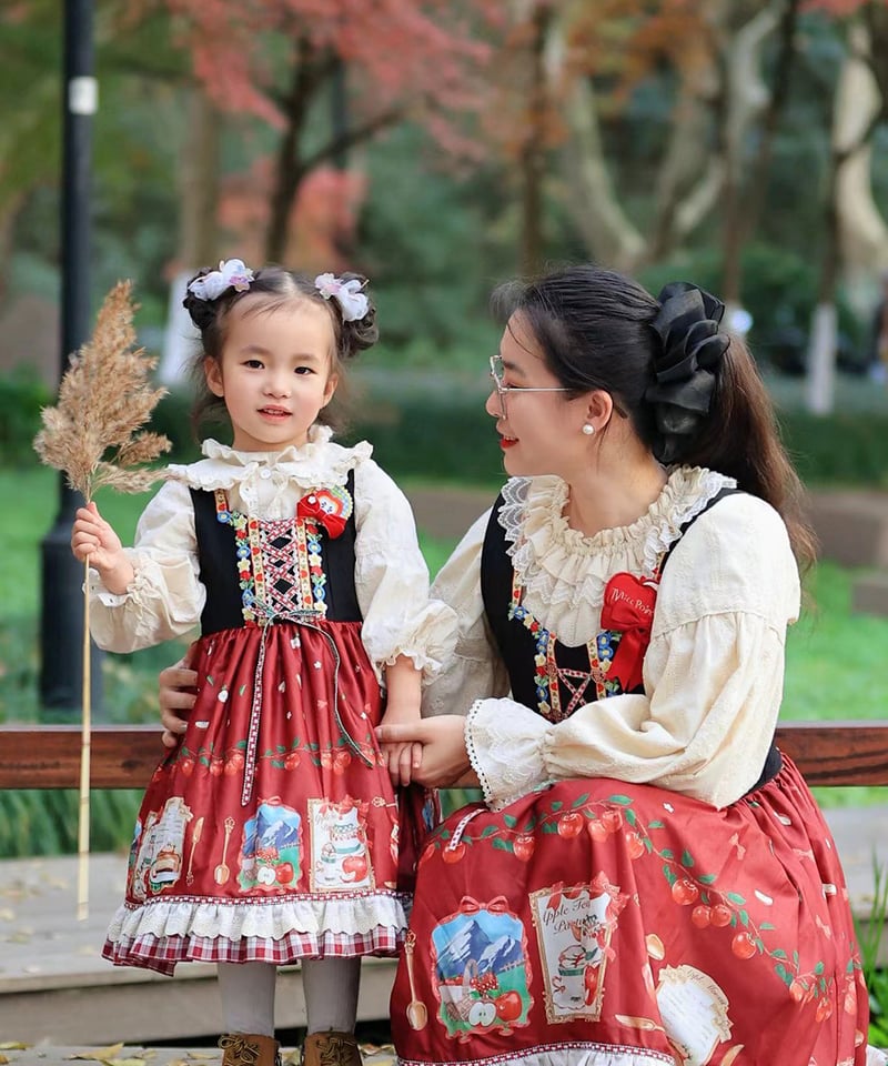 Miss Point りんご園 こども用 バイエルン風ロリィタドレス [LO942] | R