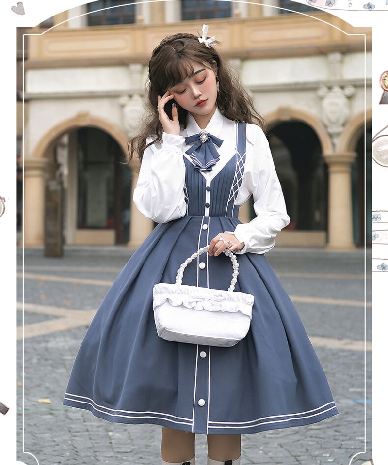 Lolita樱洛芙 Book of Lies ロリィタ コート [LO476] | Roses