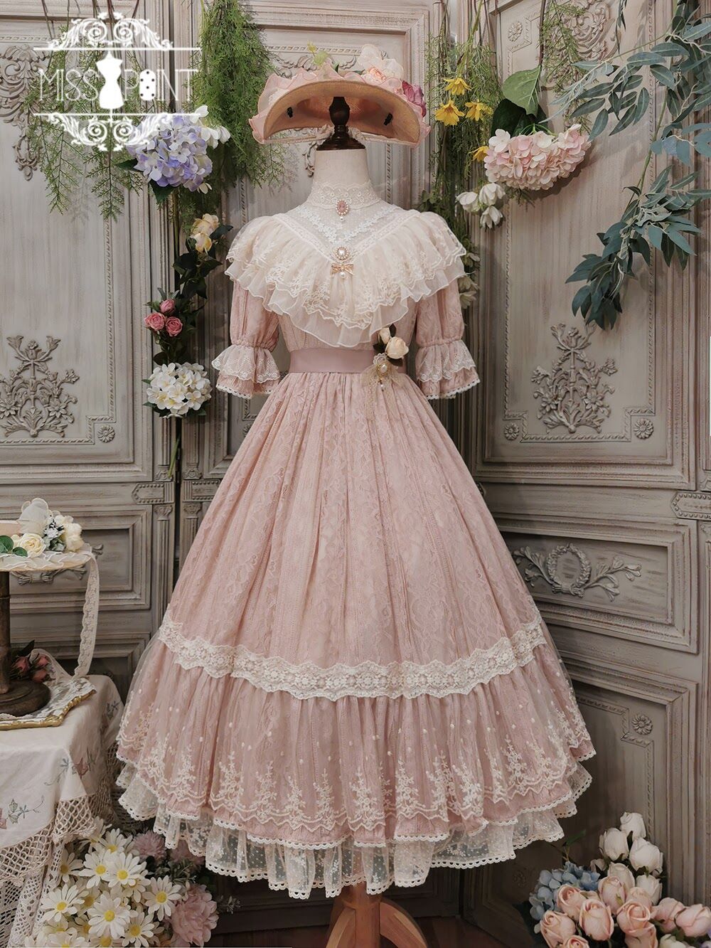 花柄 ロリータ 姫　ワンピース　割引有❤️サイズ確認中6300円 花柄 ロリータ 姫ワンピース割引有❤️サイズ確認中6300円