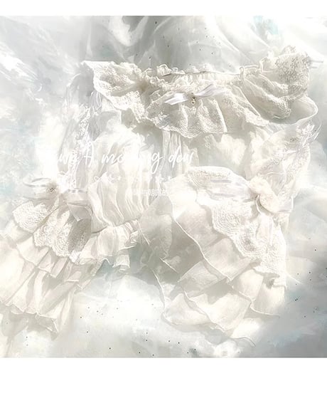 Dawn & Morning Dew Lolita / 朝露の花嫁 クラシックロリィタ アクセサリー （サックス、ピンク、白） [LO917]