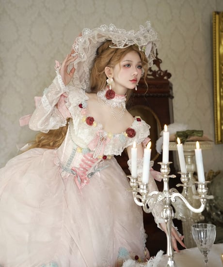 HinanaQueena / Tree Peony ロングドレス ウエディングドレス ワンピース 単品 [LO1115]