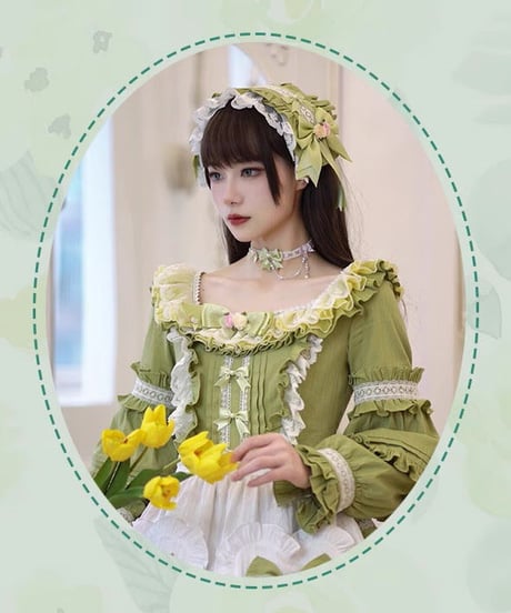 Lucy and  Lory / Pastoral roaming クラシック コットンドレス アクセサリー [LO860]