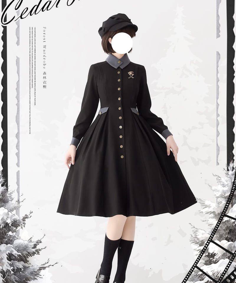 リリィ！！レア品☆初期Disney アナ ケープ付きロングコート axes femme（アクシーズファム）の「ケープ付きロングコート
