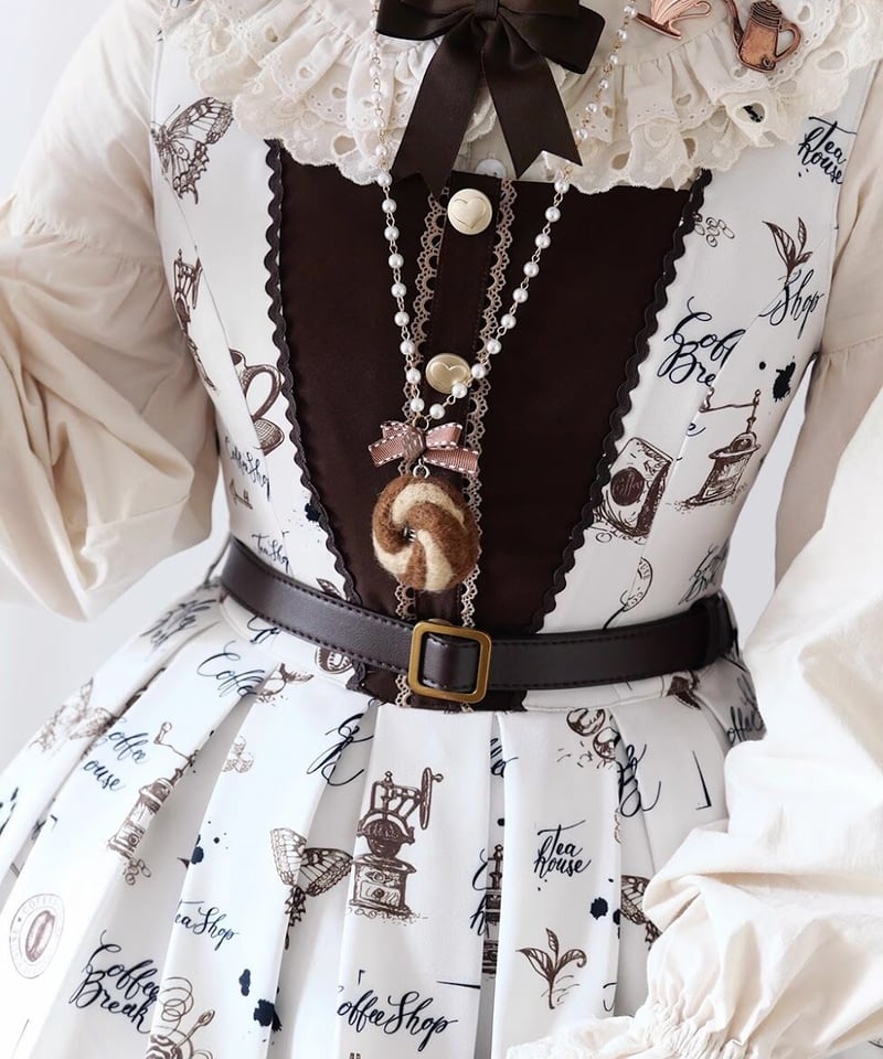 Miss Cube キャラメルラテ ロリィタドレス [LO891] | Roses on th 