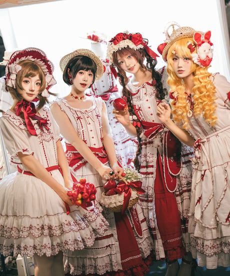 Miss Point 四季の果樹園 ロリィタドレス 華麗ティアードワンピース  [LO1611]