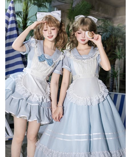 with PUJI / 潮騒のベル ロリィタドレス set [LO1580]
