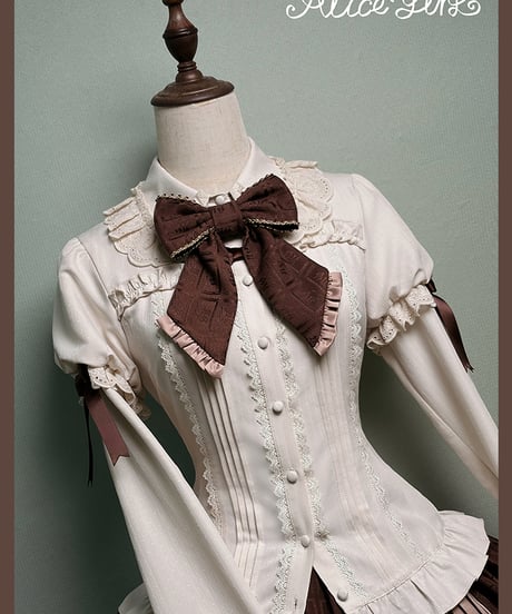 Alice Girl /  くまショコラビスケット ロリィタドレス JSK、SK、ブラウス、ジャケット⑥ [LO1525]