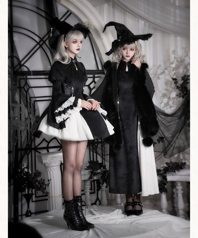 with PUJI / 麗婉 ゴシック&ロリィタドレス ワンピース set with PUJI / 麗婉 ゴシック&ロリィタドレス ワンピース set