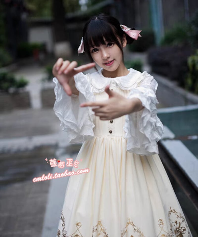 草莓巫女 Alice in Wonderland ロリィタ ワンピース, JSK [LO79