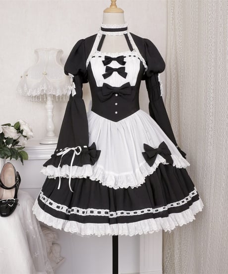 Moonlight Storage / コーヒーメイド メイド服 セット[LO790]