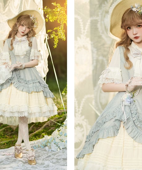 アンナの贈り物 クラシック ロリィタドレス JSK＋ブラウス フルセット [LO287]