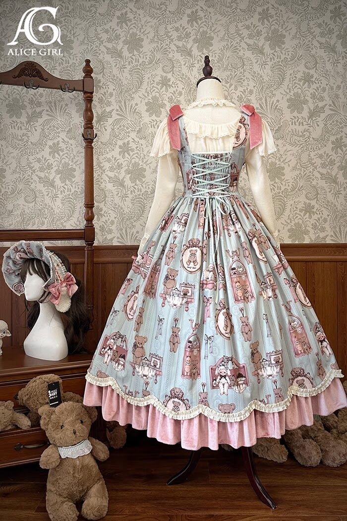 MDD / KUMAKO【懐古ロリィタちゃん(赤)】【Nostalgic Lolita MDD / KUMAKO【懐古ロリィタちゃん(赤)】【Nostalgic Lolita