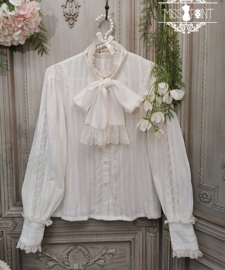 ボーンチャイナ花瓶 クラシックロリィタ ブラウス [LO244]