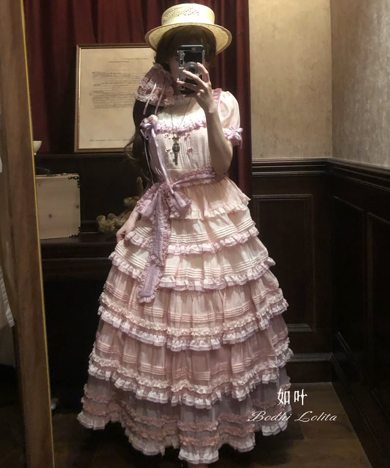 20周年記念セール！ロリータロマンス パープルグラデーションのドールドレス 20周年記念セール！ロリータロマンス パープルグラデーションの